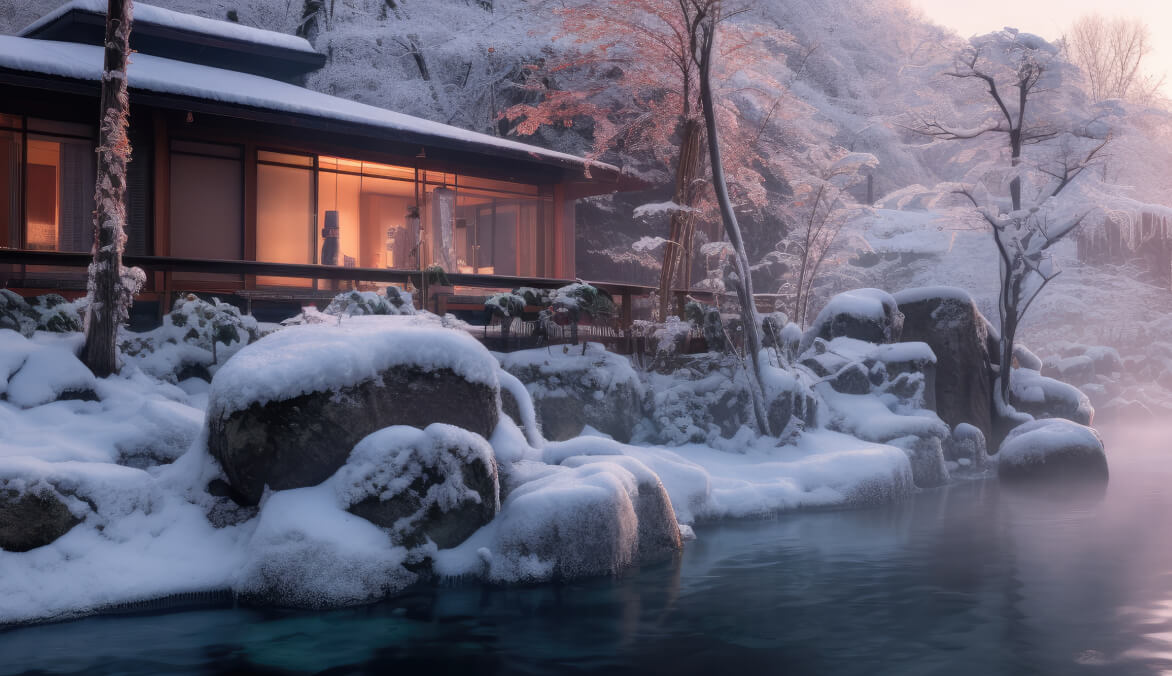 冬の温泉